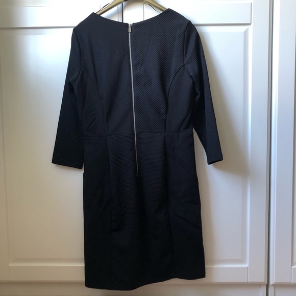 H&M Black Dress with back zipper Sz Med - Picture 3 of 7
